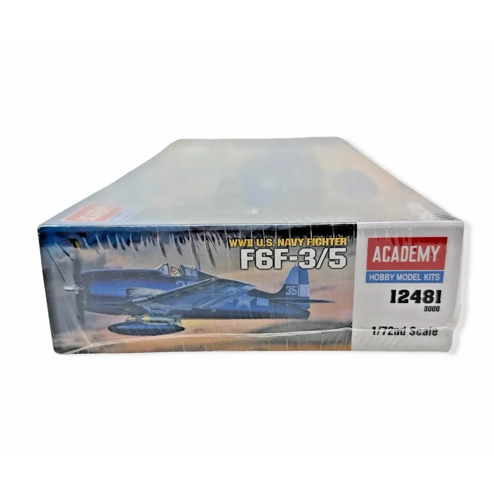 Academy 12481 Grumman F6F-3/5 Hellcat 1/72 Scale Plastic Model Kit-Sealed 4437